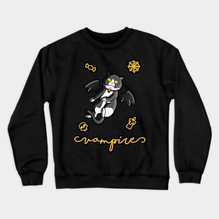 Vampire Cat Crewneck Sweatshirt